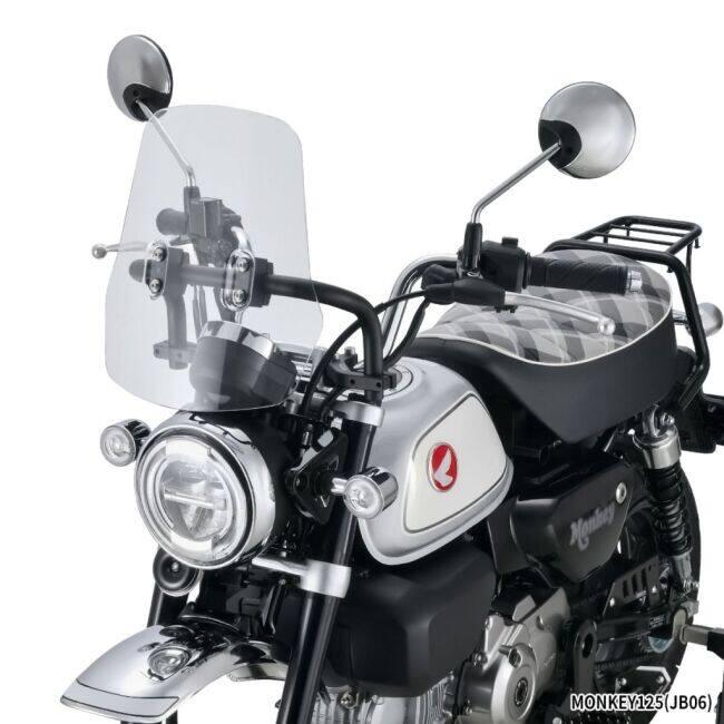 ひろぼ　モンキー125ジータスクリーン ZETA RACING ジータ レーシング アドベンチャー ウインドシールド STD