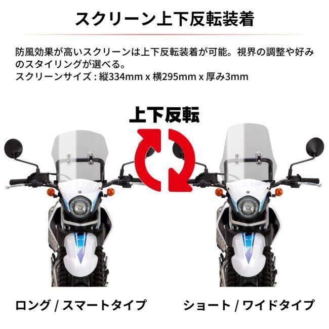 ZETA RACING ジータ レーシング アドベンチャー ウインドシールド STD