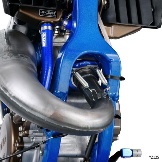YZ125 エキゾーストマフラー ZETA RACING ジータ レーシング エキゾーストフランジガード YZ125
