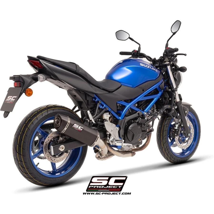 SC-PROJECT SCプロジェクト SC1-S スリップオンサイレンサー【公道走行可】 材質：カーボン SV650 SUZUKI スズキ スリップオンマフラー マフラー | SCーPROJECT