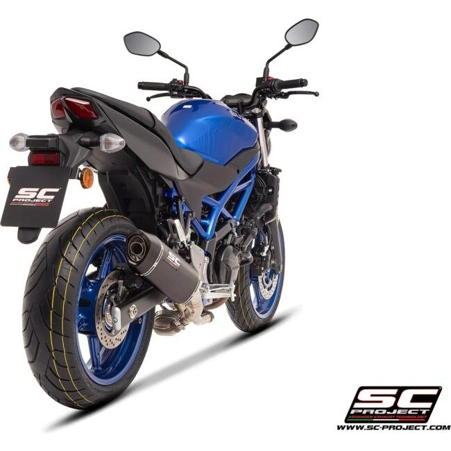 SC-PROJECT SCプロジェクト SC1-S スリップオンサイレンサー【公道走行可】 材質：カーボン SV650 SUZUKI スズキ スリップオンマフラー マフラー | SCーPROJECT | 01