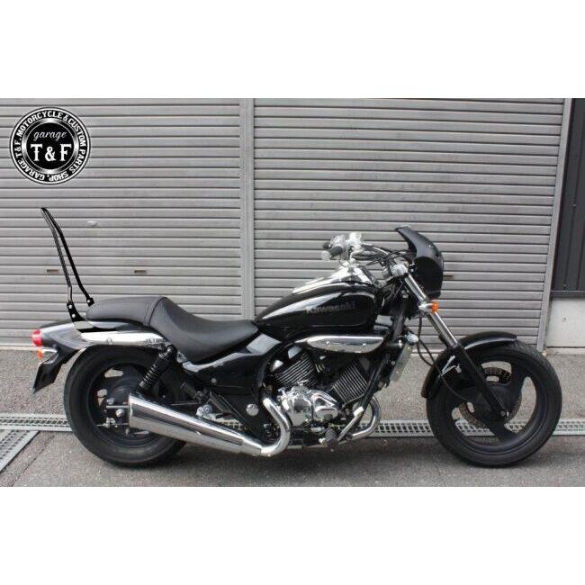 Garage T\u0026F ガレージ 純正フェンダー専用シーシーバー カラー：ブラック / サイズ：ショート(長さ：約500mm) エリミネーター250V KAWASAKI カワサキ 外装の画像