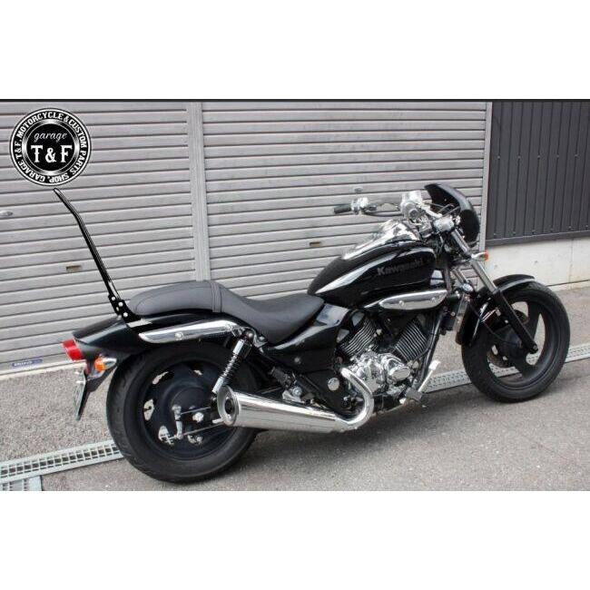 Garage T\u0026F ガレージ 純正フェンダー専用シーシーバー カラー：ブラック / サイズ：ショート(長さ：約500mm) エリミネーター250V KAWASAKI カワサキ 外装の画像