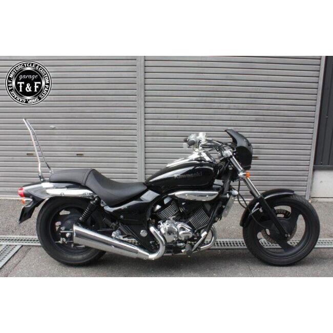 Garage T\u0026F ガレージ 純正フェンダー専用シーシーバー カラー：メッキ / サイズ：ショート(長さ：約500mm) エリミネーター250V KAWASAKI カワサキ 外装の画像