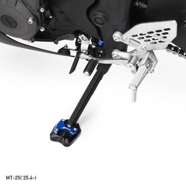 ENDURANCE エンデュランス サイドスタンドボード カラー：ブルー MT-03 MT-25 YZF-R25 YZF-R3 YAMAHA ヤマハ スタンドパッド・エクステンション フレーム_6