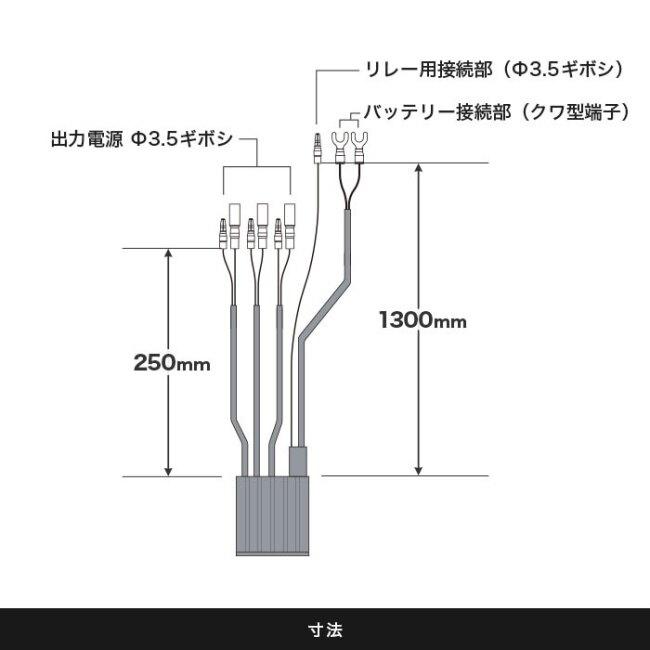 ENDURANCE エンデュランス グリップヒーター HG115＋アクセサリー電源接続セット 汎用