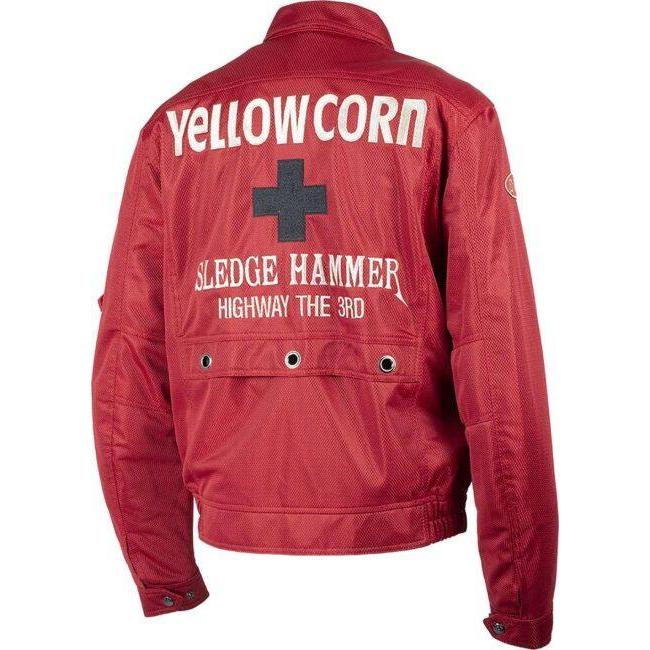 イエローコーンYELLOW CORN SLEDGE HAMMER ジャケット赤M イエロー