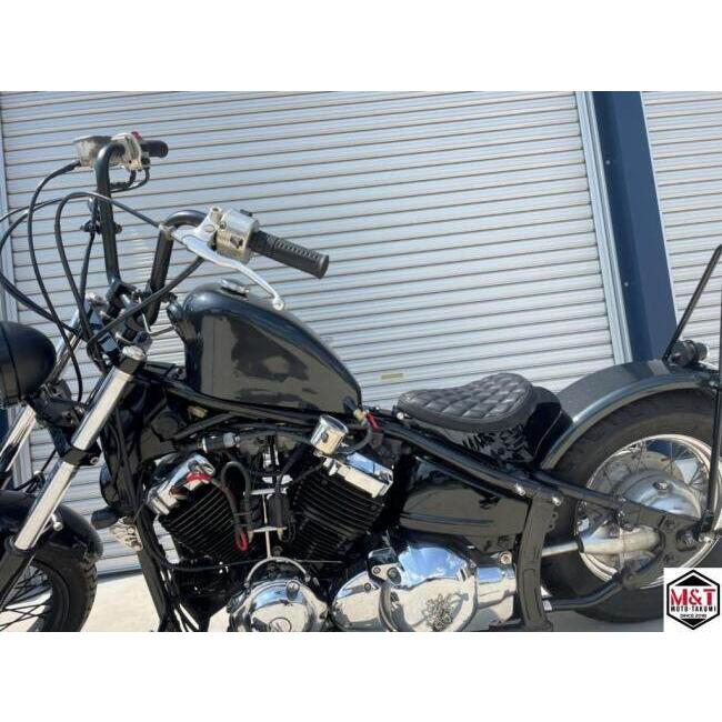 バイク　スポーツスタータンク　ブラック　汎用タンク MOTO・TAKUMI モトタクミ スポーツスタータンク 7L 黒塗装 コック