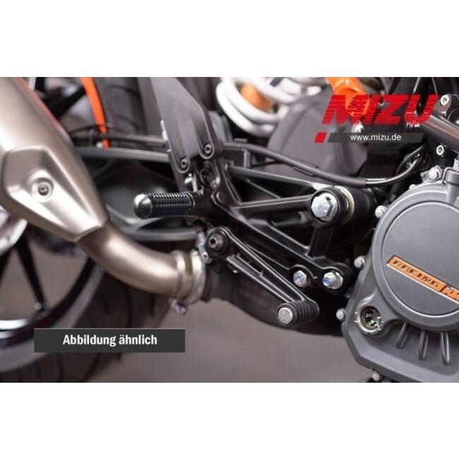 MiZU ミズ Race driver’s footpeg，including ABE，Black/Black HP4 R nineT Racer S1000RR S1000R CB125R CB500F CB650R BMW HONDA ホンダ フットペグ 足回り | MIZU | 01