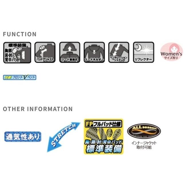 ROUGH＆ROAD ラフ＆ロード エアスルーソフトシェルストレッチパーカーFP サイズ：LL オールシーズンジャケット ジャケット アパレル | ラフ＆ロード | 13