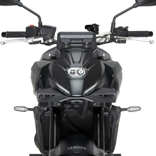 Puig プーチ フロントダウンフォースネイキッドスポイラー (DOWNFORCE NAKED FRONTAL SPOILERS) カラー：カーボン調 MT-07 Y-AMT YAMAHA ヤマハ 外装_1