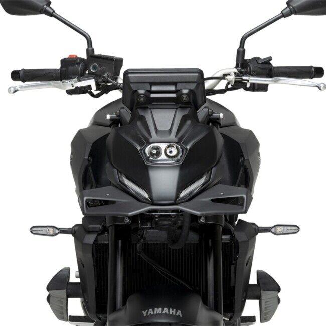Puig プーチ フロントダウンフォースネイキッドスポイラー (DOWNFORCE NAKED FRONTAL SPOILERS) カラー：マットブラック MT-07 Y-AMT YAMAHA ヤマハ 外装_1