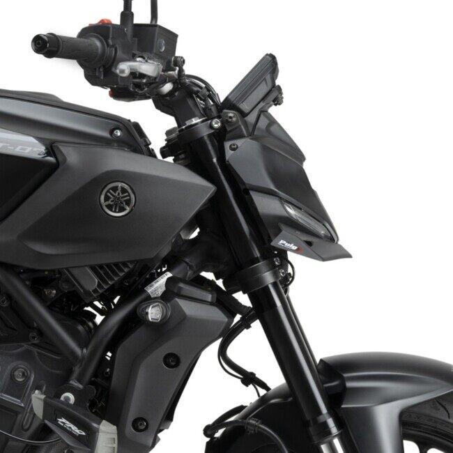 Puig プーチ フロントダウンフォースネイキッドスポイラー (DOWNFORCE NAKED FRONTAL SPOILERS) カラー：マットブラック MT-07 Y-AMT YAMAHA ヤマハ 外装_2