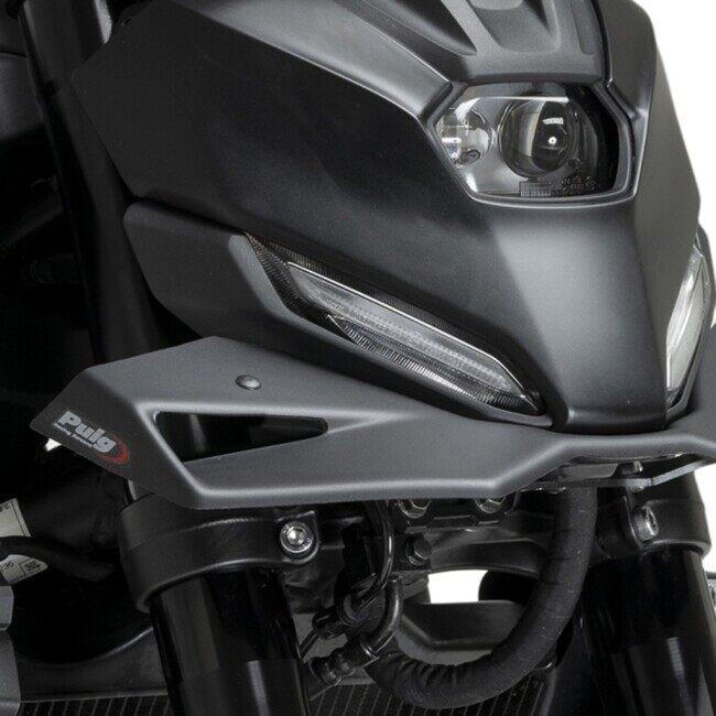 Puig プーチ フロントダウンフォースネイキッドスポイラー (DOWNFORCE NAKED FRONTAL SPOILERS) カラー：マットブラック MT-07 Y-AMT YAMAHA ヤマハ 外装_4