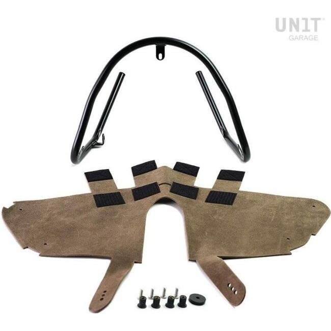 UNIT GARAGE ユニットガレージ Unit Garage Protection tube with waxed suede finishing， MossGrey | 1576_MossGrey タンク関連 外装 | UNIT GARAGE | 01