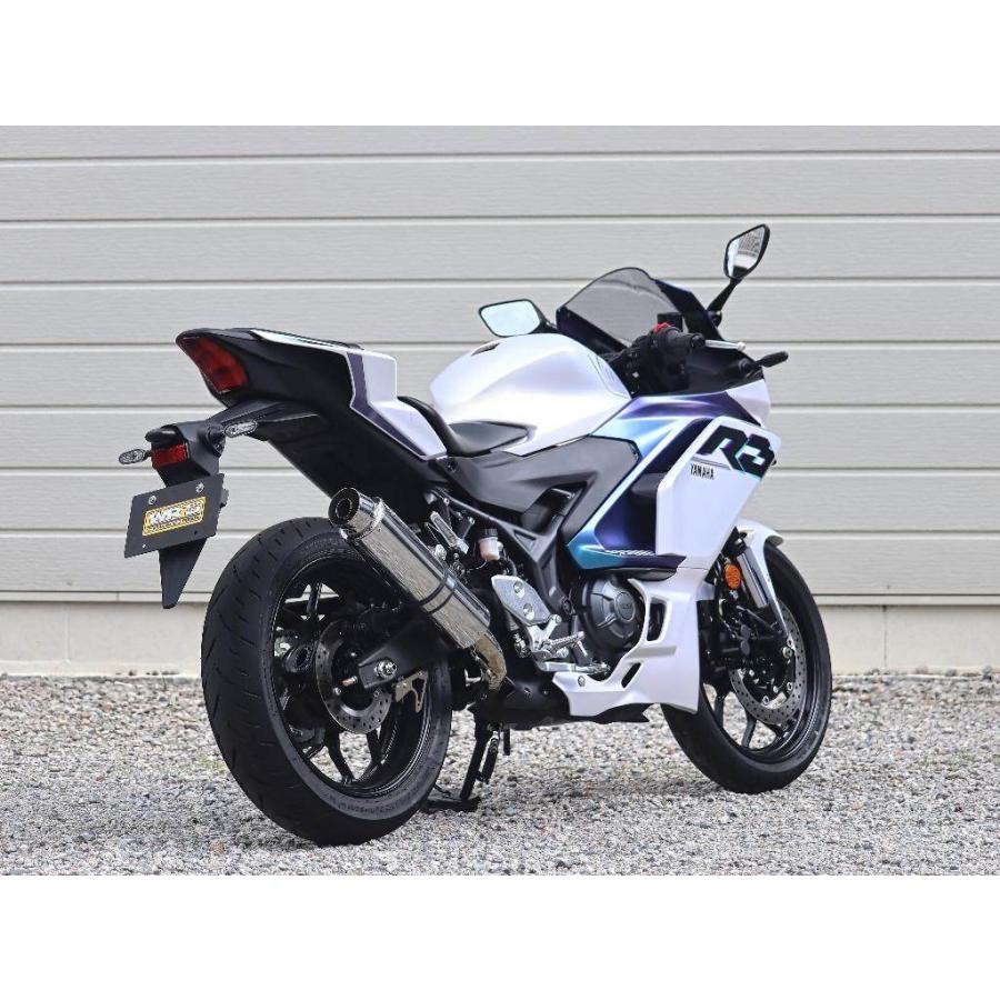WR’S ダブルアールズ ラウンドタイプスリップオン 【JMCA政府認証マフラー】 タイプ：ステンレス サイレンサー MT-03 YZF-R3 YAMAHA ヤマハ マフラー | WR'S