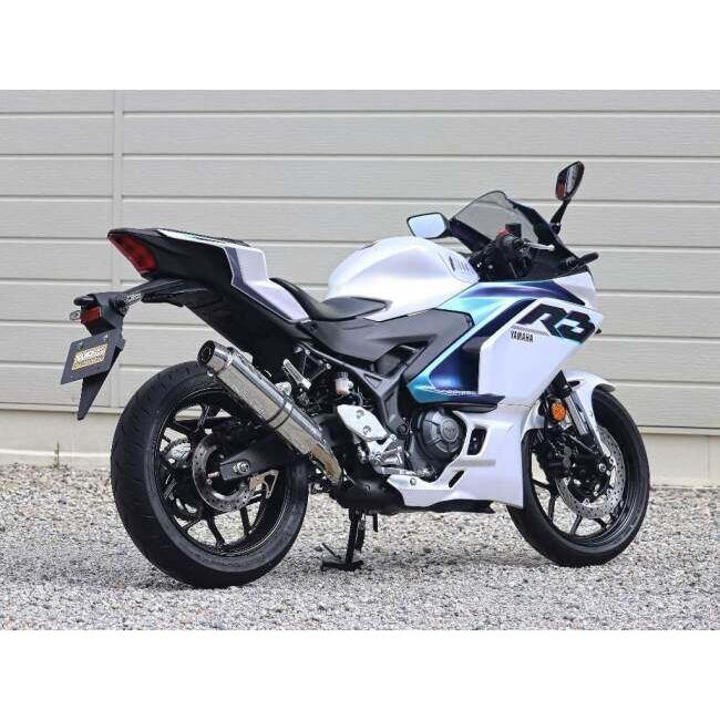 WR’S ダブルアールズ ラウンドタイプスリップオン 【JMCA政府認証マフラー】 タイプ：ステンレス サイレンサー MT-03 YZF-R3 YAMAHA ヤマハ マフラー | WR'S | 01