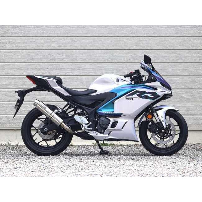 WR’S ダブルアールズ ラウンドタイプスリップオン 【JMCA政府認証マフラー】 タイプ：ステンレス サイレンサー MT-03 YZF-R3 YAMAHA ヤマハ マフラー | WR'S | 02