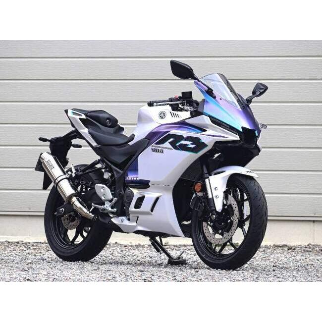 WR’S ダブルアールズ ラウンドタイプスリップオン 【JMCA政府認証マフラー】 タイプ：ステンレス サイレンサー MT-03 YZF-R3 YAMAHA ヤマハ マフラー | WR'S | 06