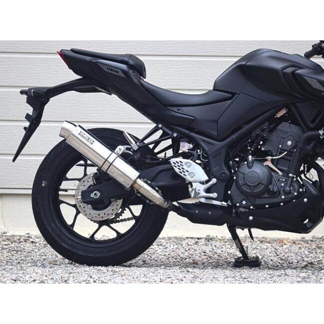 WR’S ダブルアールズ ラウンドタイプスリップオン 【JMCA政府認証マフラー】 タイプ：ステンレス サイレンサー MT-03 YZF-R3 YAMAHA ヤマハ マフラー | WR'S | 08