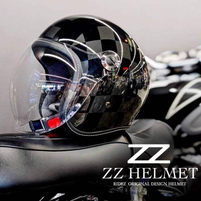 RIDEZ ライズ ZZ HELMET サイズ：L-XL(61cm) ジェットヘルメット ヘルメット | RIDEZ（バイク） | 08