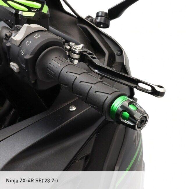 ENDURANCE エンデュランス 組み合わせバーエンド インナー カラー：グリーン KAWASAKI カワサキ その他バーエンドオプション・補修部品 ハンドル | ENDURANCE（バイク） | 02