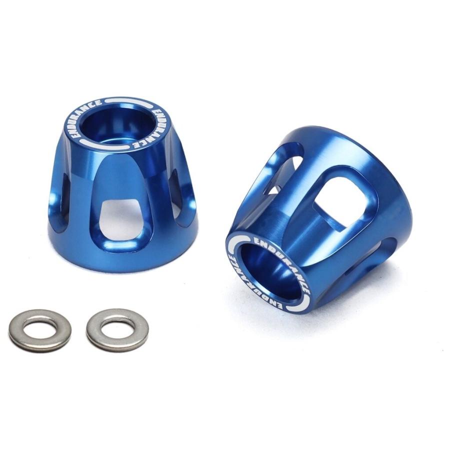 ENDURANCE エンデュランス バーエンド アウターセット カラー：ブルー その他バーエンドオプション・補修部品 ハンドル | ENDURANCE（バイク）