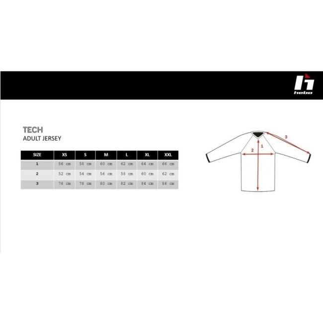 HEBO エボ TRRS ファクトリーレプリカTECHジャージ トライアルジャージ サイズ：M オフロードジャージ オフロードバイクウェア アパレル | Hebo | 01