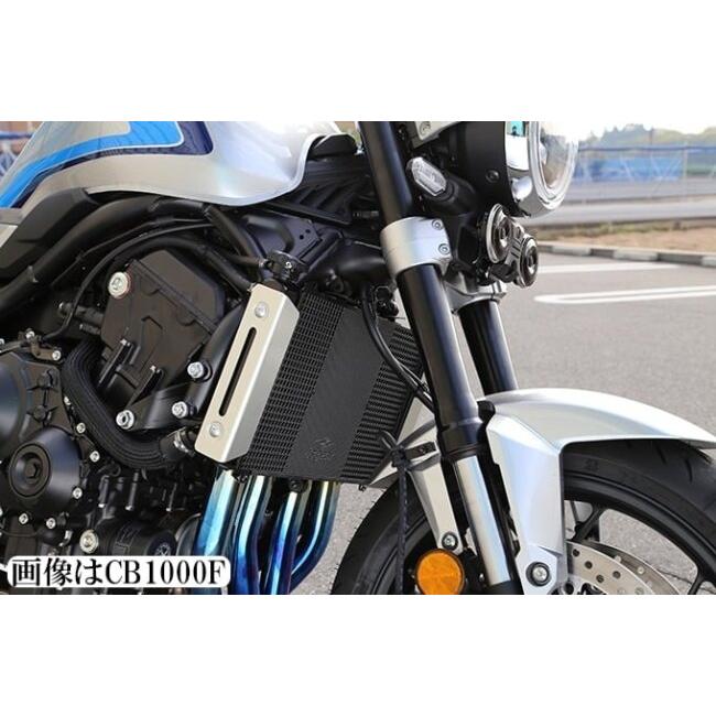 r’s gear アールズギア ラジエターコアガード タイプ：スモールロゴ / カラー：ブラック CB1000 HORNET SP CB1000F HONDA ホンダ 冷却関連 エンジン | r's gear | 01