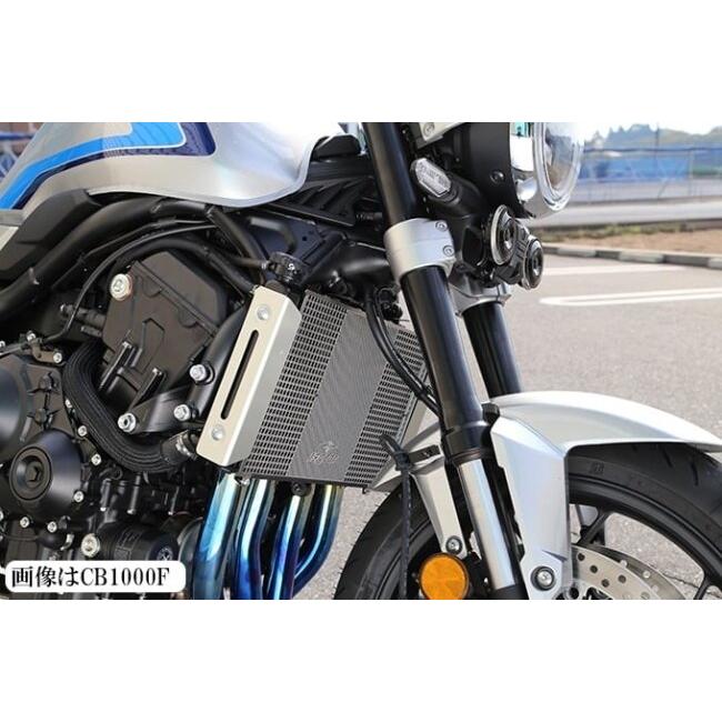 r’s gear アールズギア ラジエターコアガード タイプ：スモールロゴ / カラー：シルバー CB1000 HORNET SP CB1000F HONDA ホンダ 冷却関連 エンジン | r's gear | 01