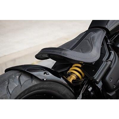 K&Hバイクシート ブラック レザー MAD MAX（マッド マックス） 週末セール!!カワサキ ゼファーχ レザー