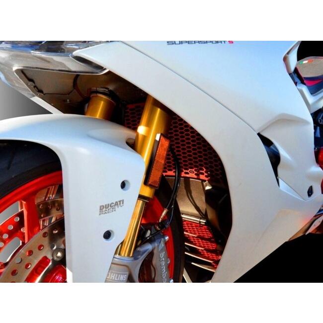 DUCABIKE (DBK) ドゥカバイク (ディービーケー) ラジエーター ガード カラー：ブラック DUCATI ドゥカティ ラジエーターコアガード・オイルクーラーコアガードの画像