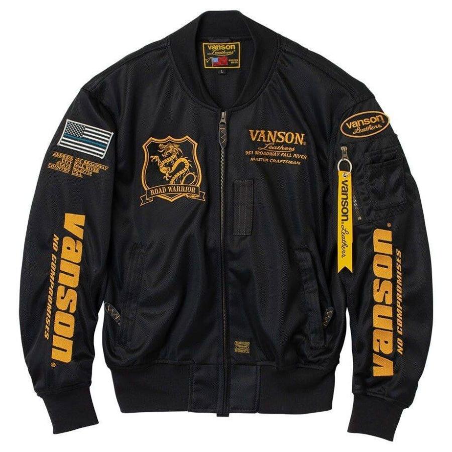 VANSON メッシュMA-1ジャケット size:L VANSON（バンソン） メッシュMA-1ジャケット サイズ：L メッシュ