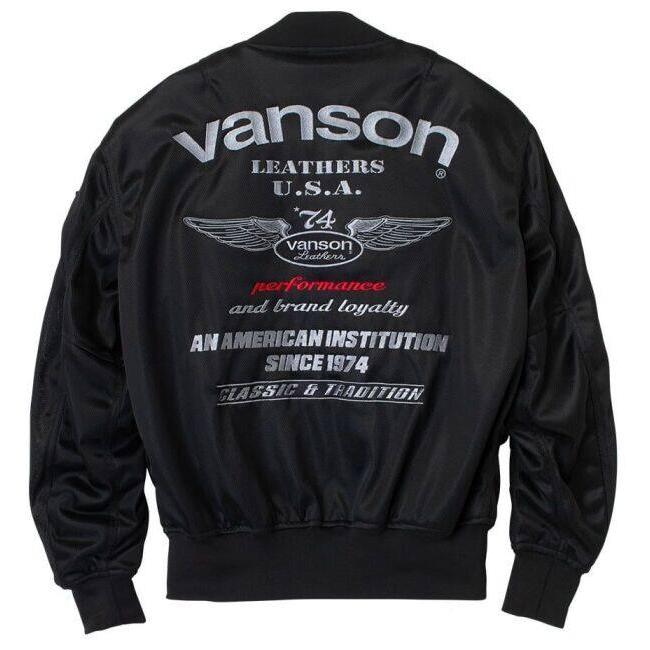 VANSON（バンソン） メッシュMA-1ジャケット サイズ：M メッシュ