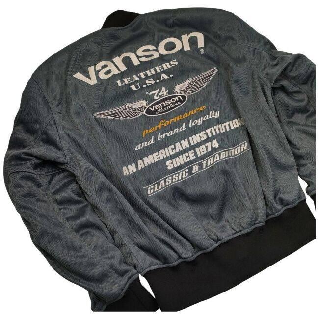 VANSON（バンソン） メッシュMA-1ジャケット サイズ：L メッシュ