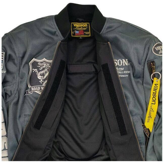 VANSON（バンソン） メッシュMA-1ジャケット サイズ：L メッシュ