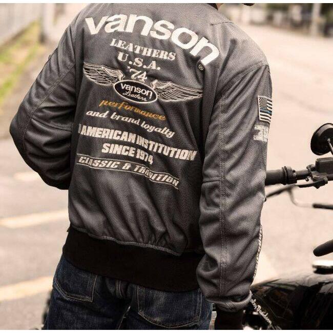 VANSON メッシュMA-1ジャケット size:L VANSON（バンソン） メッシュMA-1ジャケット サイズ：L メッシュ
