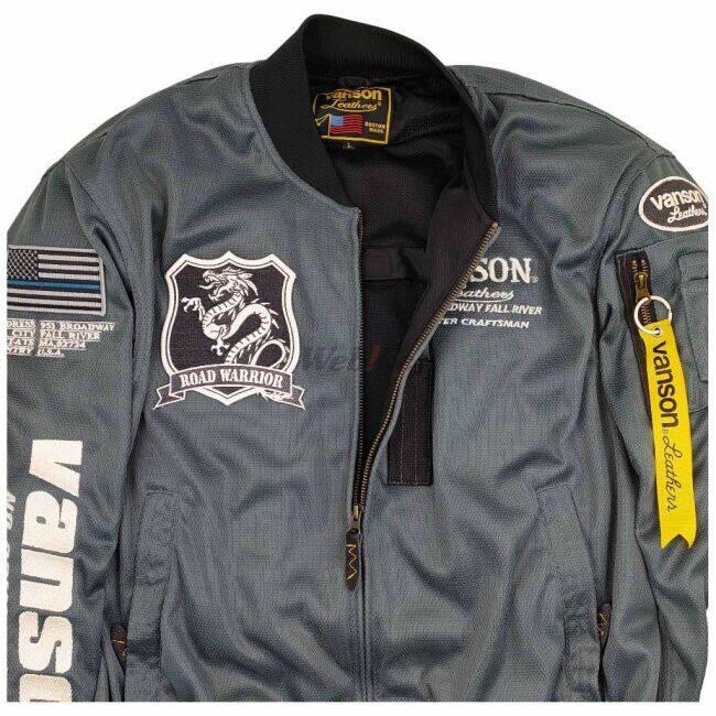 VANSON（バンソン） メッシュMA-1ジャケット サイズ：L メッシュ