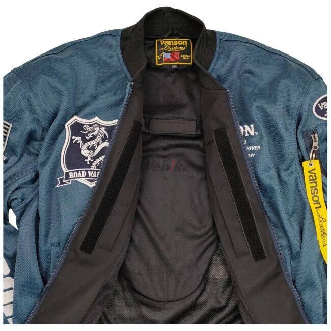 VANSON（バンソン） メッシュMA-1ジャケット サイズ：2XL メッシュ