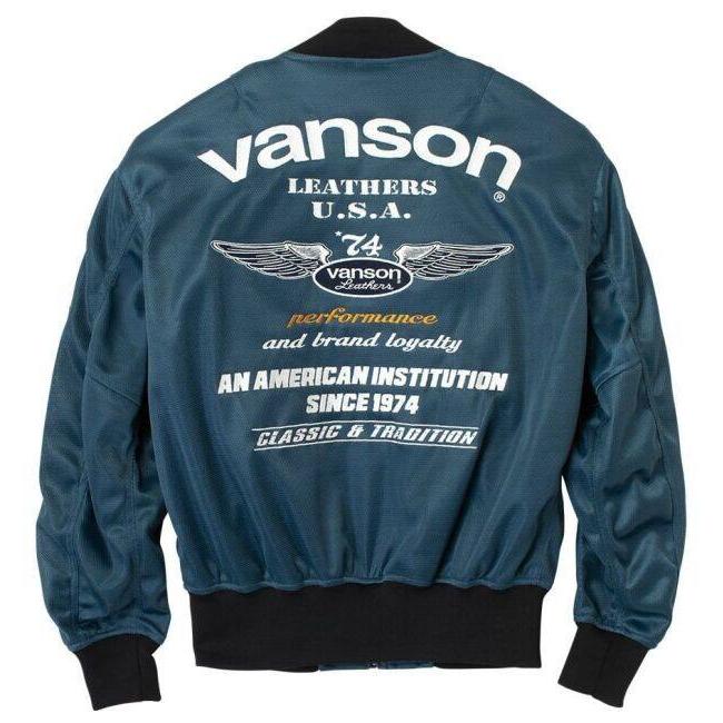 VANSON（バンソン） メッシュMA-1ジャケット サイズ：2XL メッシュ