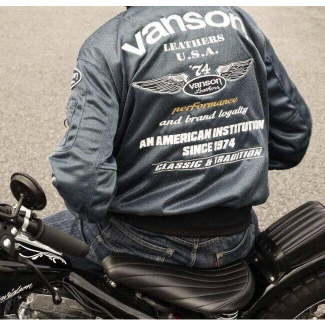 VANSON（バンソン） メッシュMA-1ジャケット サイズ：2XL メッシュ