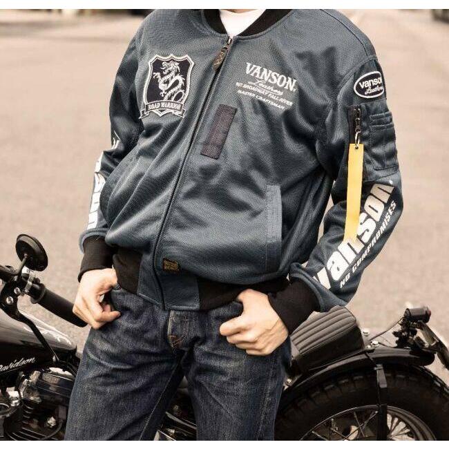 VANSON（バンソン） メッシュMA-1ジャケット サイズ：2XL メッシュ