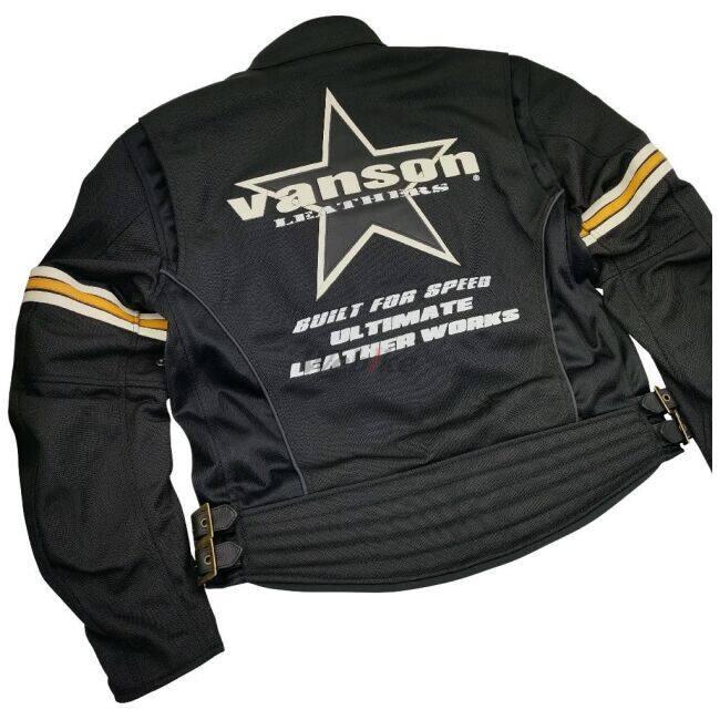 VANSON（バンソン） メッシュライダースジャケット サイズ：M メッシュ