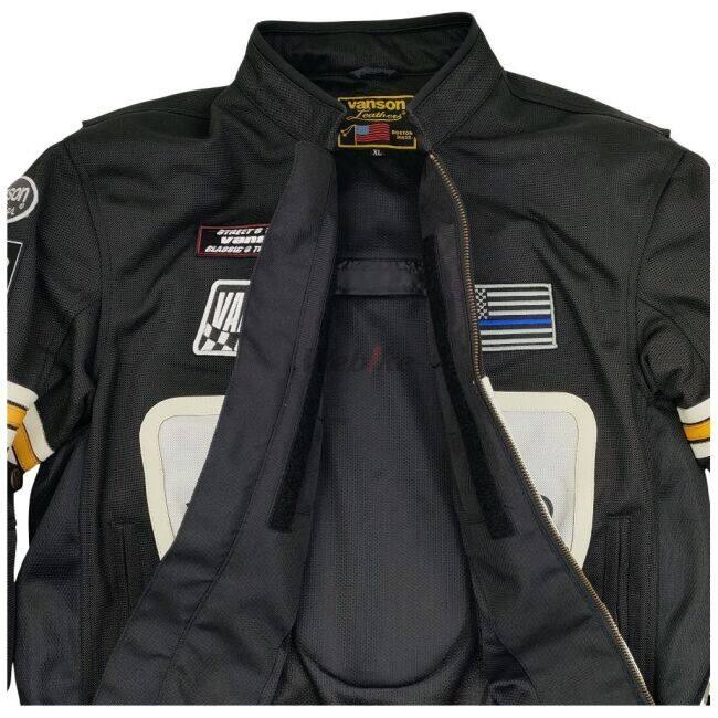VANSON（バンソン） メッシュライダースジャケット サイズ：M メッシュ