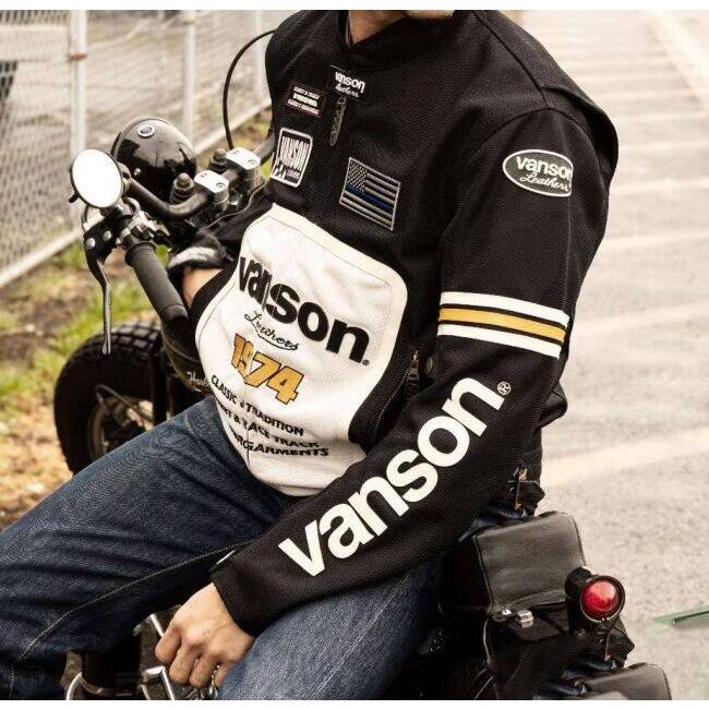 VANSON バンソン メッシュジャケットLサイズ VANSON（バンソン） メッシュライダースジャケット サイズ：M メッシュ