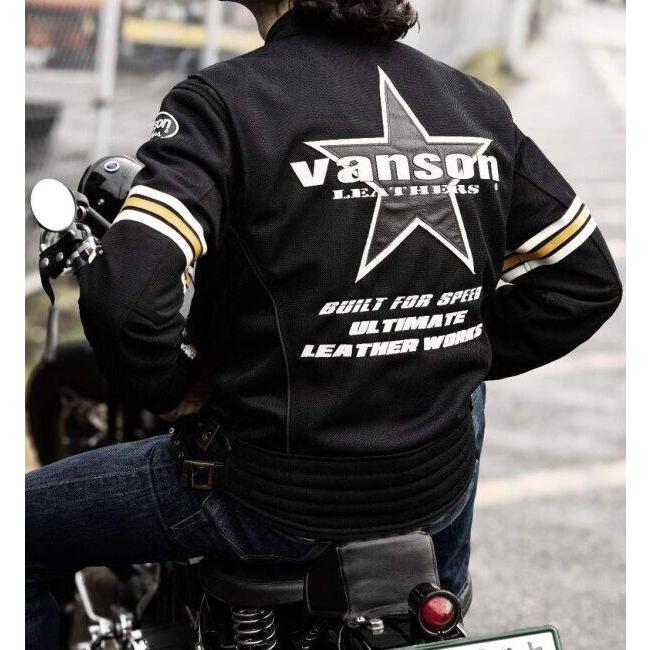 VANSON（バンソン） メッシュライダースジャケット サイズ：M メッシュ