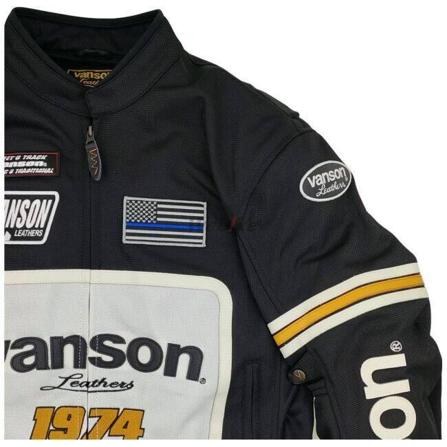 VANSON（バンソン） メッシュライダースジャケット サイズ：M メッシュ