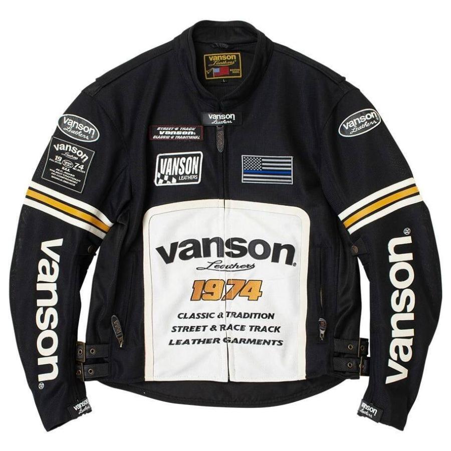 VANSON メッシュライダースジャケット Lサイズ VANSON（バンソン） メッシュライダースジャケット サイズ：L メッシュ