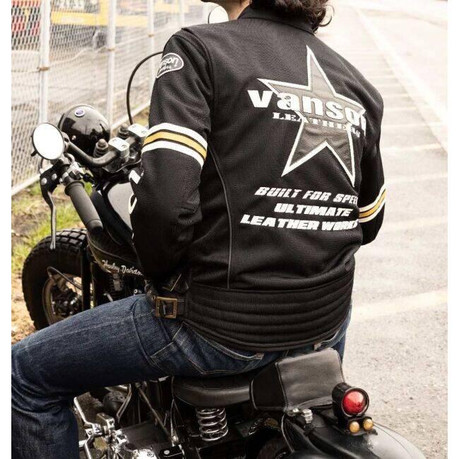 VANSON（バンソン） メッシュライダースジャケット サイズ：2XL 