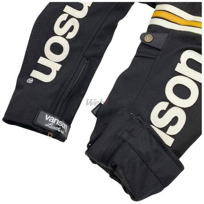 VANSON（バンソン） メッシュライダースジャケット サイズ：2XL